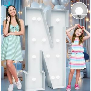 4FT Marquee Light Up Numbers  Cool White Light Up Numbers 0 with Fixed Water Bag, Party Decoration Large Marquee Light Up Numbers can Be Used for Wedding Decoration, Birthday Party Decoration