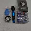 Wormhole Tattoo Kit Wireless Tattoo Machine Kit Tattoo Battery Pack Rotary Tattoo Machine Kit 20 Tattoo Cartridge Needles Tattoo Gun Kit Wireless Tattoo Power Supply Tattoo Kit WTK127 (Blue)