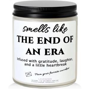 Retirement Gift for Woman  Unique & Heartfelt Retirement Gifts for Men  Lavender Memorable Farewell Gifts for Coworkers, Present for Boss, Friend, Office Goodbye Party by Joyqua, White