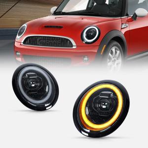Archaic Headlights Assembly Fits Mini Cooper R50 R52 R53 2001-2007