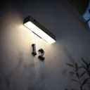 Solar Outdoor Lights, Solar Light with Motion Sensor for House Sign, IP44 Waterproof 1000LM 4000K Modern-Luxury Style Non-wiring Anti-glare Wall Sconces for Post, Front Door, Yard, Garage, Garden