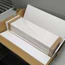 Forbena 24 Inch Floating Shelves for Wall Decor, White Wall Book Shelves for Bedroom, Large Long Deep Hanging Shelves for Bathroom Office Laundry Living Room Kitchen Closet Storage - Set of 3