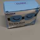 CLOZIA Eye Mask for Dry Eyes - 100% Blackout Dry Eye Mask & Moisture Goggles - Adjustable Sleeping Mask for Men & Women - Removable Cleaning Silicone, Soft & Comfortable - Great for Travel, Shift Work (Flax Grey)