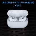 Comply TrueGrip MAX | Premium Memory Foam Replacement Earbud Tips for Apple AirPods Pro 1 & 2 | Long Lasting Comfort, Extreme Durability, Secure Fit, Superior Noise Isolation| White (S/M/L) (3 Pairs)
