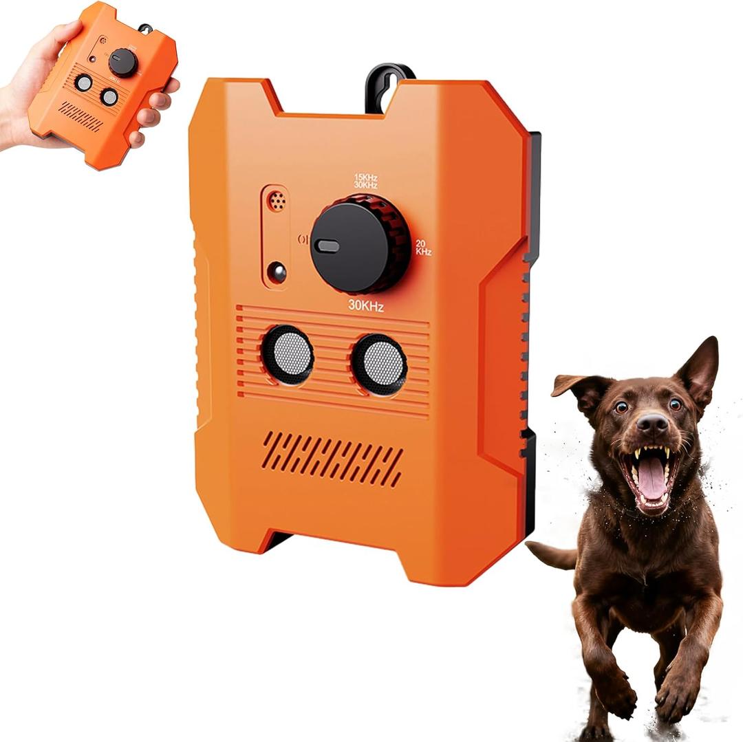 Ultrasonic Dog Bark Control Device  3 Adjustable Modes, 50FT Precision Range, USB Rechargeable & IPX4 Waterproof Bark Stopper for Indoor and Outdoor Use
