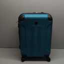 Travelers Club Chicago Hardside Expandable Spinner Luggage, Teal, 20" Carry-On