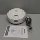 Gelielim Portable CD Player Boombox with Bluetooth, AM/FM Radio, Stereo Sound, Top-Loading CD Player for Home, Supports USB/AUX/Headphone Jack, AC/Battery Powered, Ideal for Kids Elderly (White)