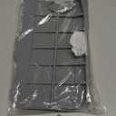 BFONS XL Silicone Faucet Handle Drip Catcher Tray, Gray, 18.1in x 5.7in x 0.79in