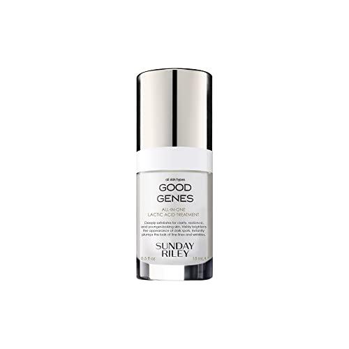Sunday Riley Sunday GGL-15-US-FG Riley Good Genes All-In-One Lactic Acid Treatment Face Serum 0.5oz, Best by 12 Months From Opening