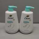 Dove Body Wash 2 Count Sensitive Skin For 24hr Lotion-Soft Skin Moisturizing Skin Cleanser Gentle Hypoallergenic Formula with No Sulfates No Parabens