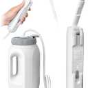 Portable Bidet for Home & Hotel use, Travel Bidet with Adjustable High Pressure & Flush Angle, IPX7 Waterproof, 1600mAh Electric Bidet for Women & Men with 2.5L Reservoir