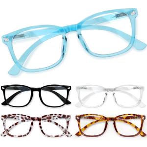 CCVOO Reading Glasses for Women/Men, Eyeglasses, Blue Light Readers for Women/Men, Computer Eye Glasses, Cheaters, 0.75