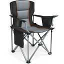 Camping Chairs, 2 Pack Oversized Heavy Duty Fully Padded Folding Chairs