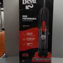 Dirt Devil Multi-Surface+ Upright Bagless Vacuum Cleaner for Carpet and Hard Floor, Powerful, Lightweight, Corded Vacuum Cleaners for Home Use, Red