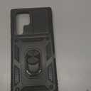 FNTCASE for Samsung Galaxy S22 Ultra Case: Builtin Screen Protector & Kickstand & BeltClip Holster, FullBody Dual Layer Rugged Heavy Duty Shockproof Protective Phone CoverBlack