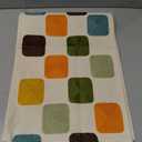 13"x 72" Embroidered Canvas Table Runner, Mosaic