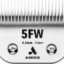 Andis 561464 ceramicEDGE #5FW Cover Wide Blade, Small Animal and Pet Grooming, Detachable Replacement Blade, Long Lasting, Stainless Steel