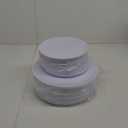 PULOTE 100PCS White Plastic Plates Disposable - Heavyweight 50 White Dinner & 50 Dessert/Salad Plates for Wedding & Party