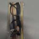 Women Reading Glasses Trendy Readers Blue Light Filtering Glasses +0.00 +1.25 - +3.00 (Dark Green / Beige)