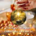 2 x Nativity Christmas Ornament 2025  Baby Jesus in Manger Under Bright Star  Religious Christian Christmas Decoration  Faith-Based Ornament for Families, Church Gifts, Catholic & Christian Dcor