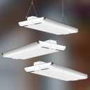 2Pack 2FT 200W LED Commercial Linear High Bay Light 28000LM[Eqv.800W MH/HPS],AC100-277V【Driver Equipped】 5000K,Linear Hanging High Bay Light,UL Complied