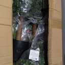3ft Artificial Boxwood Topiary Trees (Set of 2) - UV Resistant Faux Plants Outdoor, Realistic 36" Fake Cone Bushes and Shrubs for Front Porch, Planter, Patio - Low Maintenance & Evergreen
