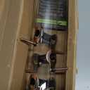 Kingsyard Metal Bird Feeders for Outdoors Hanging, Tube Bird Feeder with 6 Feeding Ports, 15 Inch, Chew-Proof & Weatherproof, Green