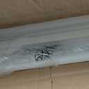 20 Inches Deep Large Printer Stand, 2 Tier Under Desk Printer Table with Height Adjustable Shelf, Rolling Printer Cart with Wheels for Home Office Storage - White