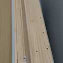 Baveke Kids Bookshelf, 6 Tier Shelves Behind The Door Book Shelf Storage, Children's Solid Wood Bookcase, Wall Mount Bookshelf for Bedroom, Living Room, Nursery (FSC-Certified Wood)