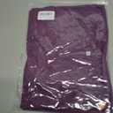 T&Twenties Womens Summer Tops Ruffle Short Sleeve Tunic Tops V Neck Loose Fit Flowy T-Shirts (Purple, L)