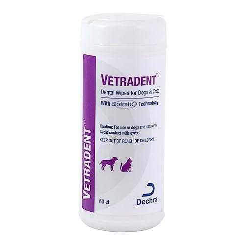 Vetradent Dental Wipes, 60 ct