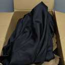 sancua Black Tablecloths for 8 Foot Rectangle Tables, 3 Pack - Washable Polyester Fabric Table Cloth for Wedding Party, Birthday, Banquet Reception, 60x120 Inch