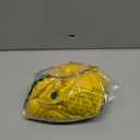 Dog Zip Up Raincoat with Reflective Buttons, Rain/Water Resistant, Adjustable Drawstring, Removable Hood, Raincoats with Legs 8lbs to 80lbs - Yellow - Medium