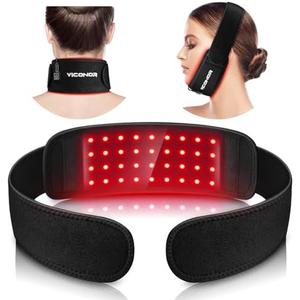 Red Light Therapy Belt for Neck, Near Infrared Light Therapy Belt Wearable Infrared Neck Wrap with Timer Infrared Belt for Chin Firming and Pain Relief Body Neck Hand Wrist Legs Gift for Women Men