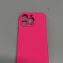 FireNova for iPhone 14 Pro Case, Silicone Upgraded [Camera Protection] Phone Case with [2 Screen Protectors], Soft Anti-Scratch Microfiber Lining Inside, 6.1 inch,Hot Pink