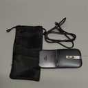 Bluetooth Arc Travel Mouse - BT & 2.4G Wireless Dual Mode, Rechargeable Slim Rotatable Portable, 3 Adjustable DPI, USB Optical Computer Silent Mouse for Microsoft Laptop PC Tablet