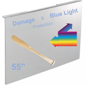 55 inch Blue Light and Damage TV Screen Protector. Protection Shield & Anti-Blue Light Filter Blocking UV for LCD LED 4K OLED QLED (48.4 x 28.5 inch)