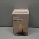 Cordless Touch Table Lamp, 4000mAh Rechargeable Small Desk Lamp with 3 Color Temperatures & Stepless Dimming, Portable LED Bedside Lamp for Bedroom, Living Room, Patio & Camping, Wood Grain