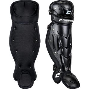 CHAMPRO Optimus MVP Single Knee Leg Guard (13.5", BLACK)