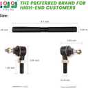 10L0L 70074G01, 70074G02 Golf Cart Steering Tie Rod End Shaft Assembly Kit fit EZGO TXT Medalist Marathon 1994.5-2001, Replace OEM# 70074-G01,70074-G02