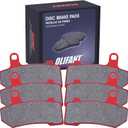 Front Rear Brake Pads For Harley Davidson 2008-2023/Street Glide 08-23/Road King 08/Electra Glide/Road Glide/CVO/V-Rod Harley Davidson VRSC/Trike Series Ceramics Brake Pad Set