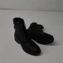 STQ Women's Combat Boots Lace up Ankle Booties Black 7.5