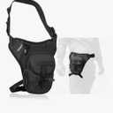 Motorcycle Leg Bag for Men Women Drop Leg Bags Tactical Thigh Bag Outdoor Fanny Pack Leg Harness Bag for Hiking Climbing Cycling Fishing Riding Black