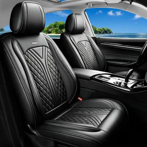 for Nissan Rogue 2008-2027 Custom Fit Car Seat Covers, Black