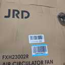 JRD Fan for Bedroom, 70° Oscillating Standing Fans, Quiet Floor Fan, 100ft Pedestal Fans for Room, 6 Speeds, 3 modes,90° Manual Vertical, 19-38" Adjustable Height,24H Timer,Remote Control
