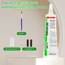 Book Glue, Adhesive Clear Color, Soft, Strong, Waterproof, Glue for Book Repair and Bonding, Suitable for envelopes, Postcards, Paper Crafts, Greeting Cards, Invitations, 2oz