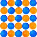 ArtCreativity Pack of 24 Mini Replacement Basketballs for Desktop Mini Basketball Games, Plastic Basketball Toys in Blue and Orange, Accessories for The Desktop Basketball Shooting Game