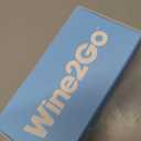 2 x Wine2Go Diamond Silicone Glass