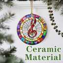 3 x Musical Ornament, Christmas Ornament  Christmas Tree Decor, Holiday Decoration, Stocking Stuffer, Festive Gift Idea, Gifts for Music Lover, Friends, and Family