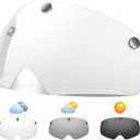 VICTGOAL Detachable Magnetic Bike Helmet Goggles Visor Especially Deisgned for VG110/VG112 Bicycle Helmet (Photochromic)